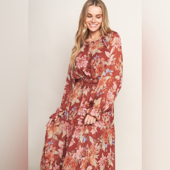 Flying Tomato FOREST PARK WOVEN DRESS L - Picture 4 of 5